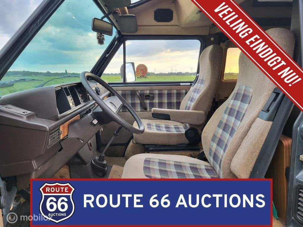 Volkswagen T3 Dehler Camper | 1985 | Route 66 Auctions, Autos, Achat, Entreprise, Autre carrosserie, Essence