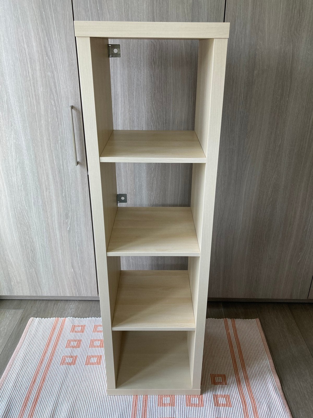 Armoire Ikea Kallax 1x4 bouleau - 147x42cm - 3 disponibles, Enlèvement, Comme neuf