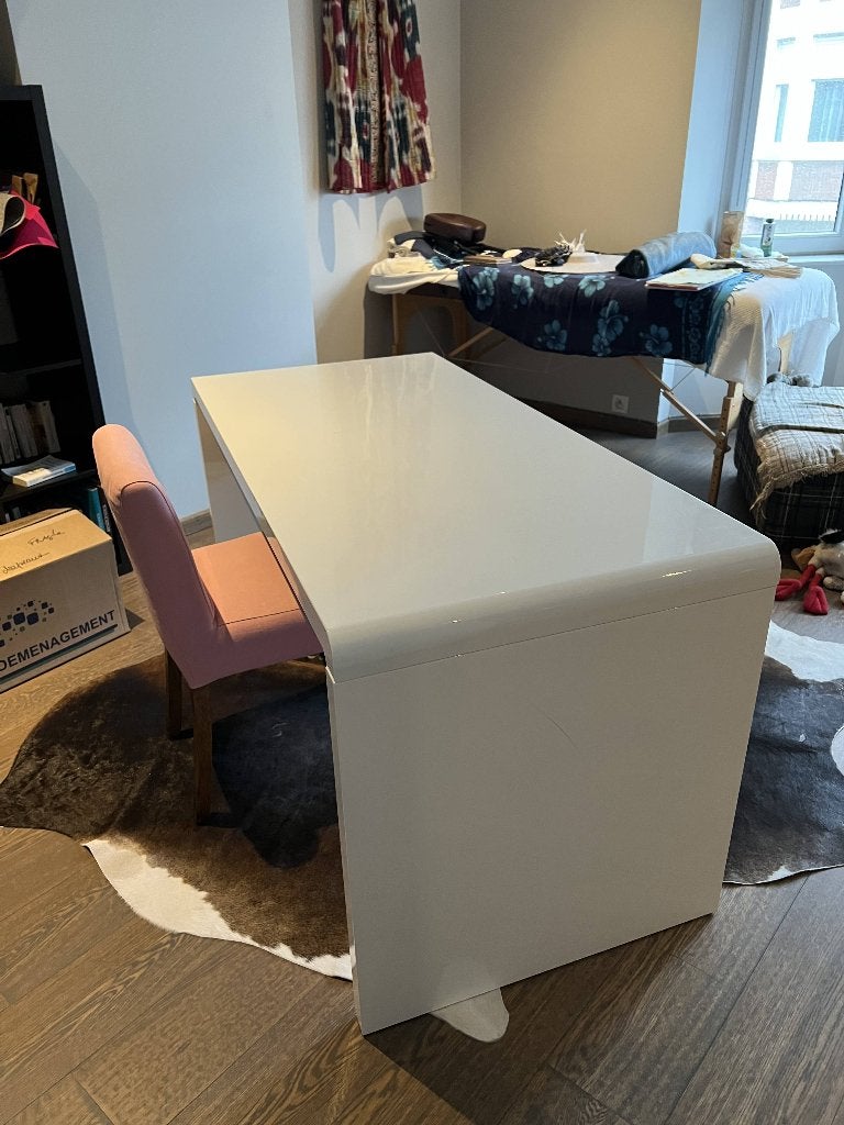 Bureau blanc, Maison & Meubles, Autres marques, Autres types, Autres matériaux, Comme neuf