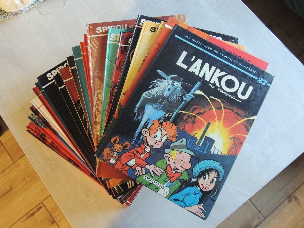 24 BD SPIROU ET FANTASIO EO TBE LOT OU PIECE DESCRIPTIF, Enlèvement ou Envoi, Série complète ou Série, Comme neuf, Fournier Zidrou