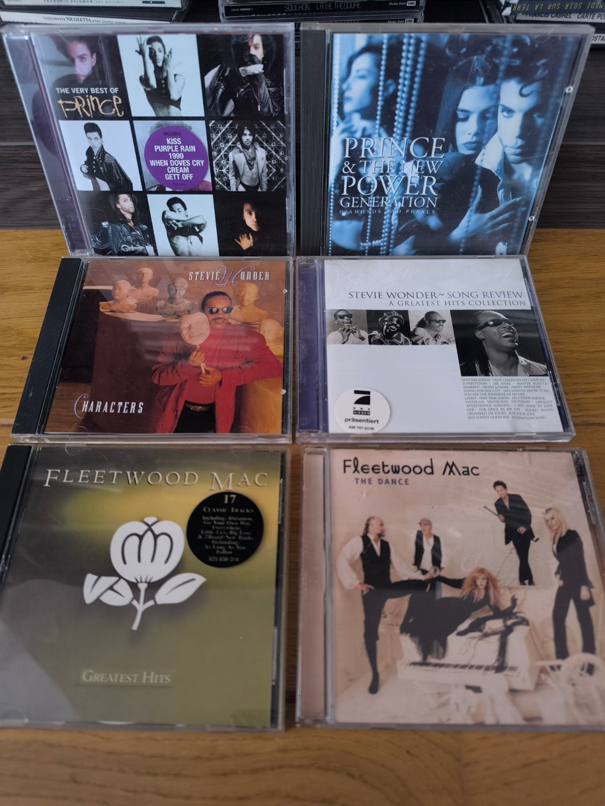CD Prince, Stevie Wonder, Fleetwood Mac, Enlèvement ou Envoi, Utilisé