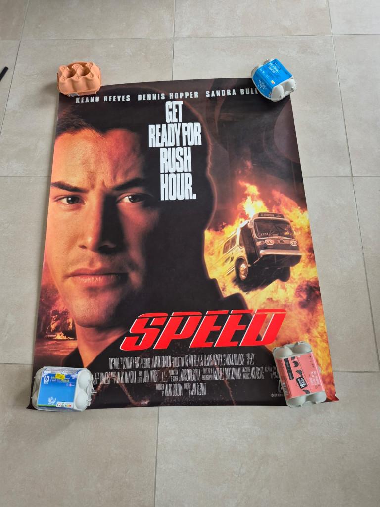Authentieke filmposter SPEED, Verzamelen, Posters, Ophalen of Verzenden