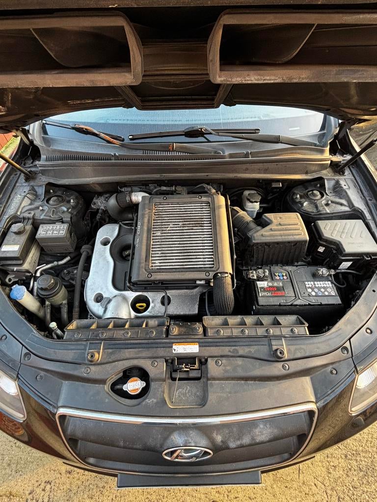 Hyundai santa fe crdi 2.2 1.6v 2006, Autos, Cuir, Autres modèles, 110 kW, Noir