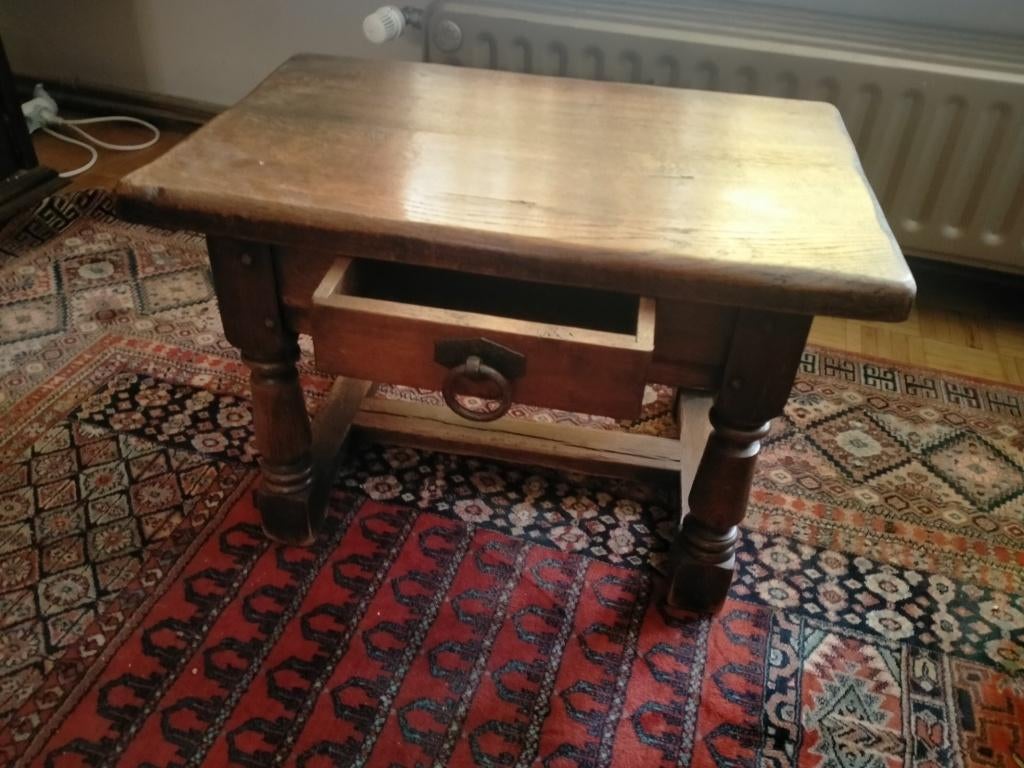 table d'appoint en bois, 55 à 75 cm, Vlaams of Frans antieke stijl, Enlèvement, Utilisé