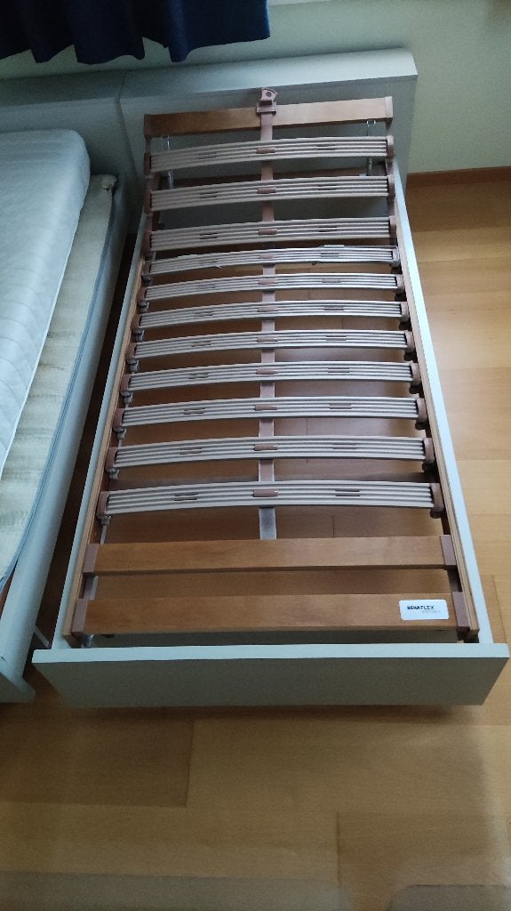 2 lattenbodems verstelbaar topkwaliteit, Ophalen, 90 cm, Eenpersoons, 190 cm of minder