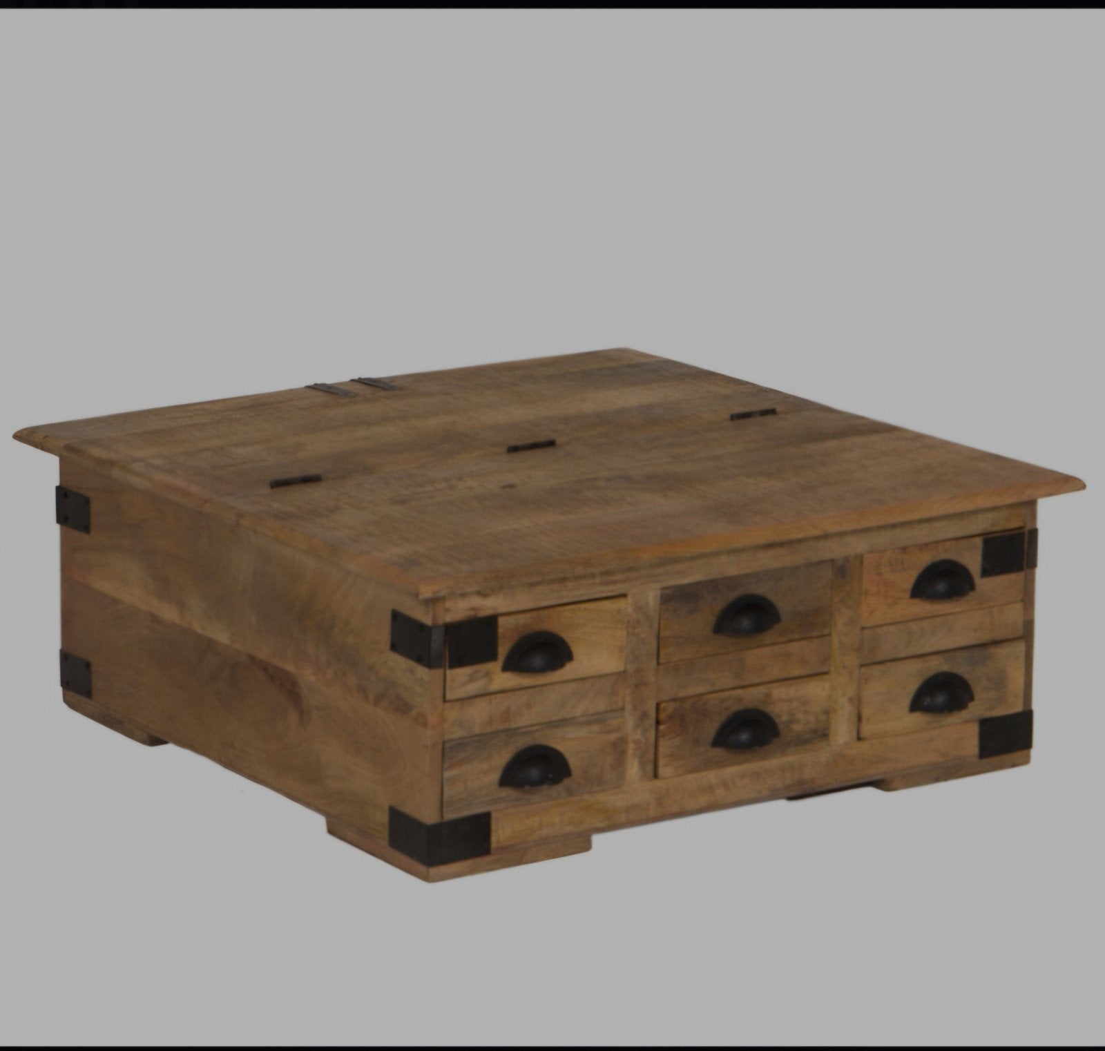 Table basse Mango Masief 90x90, Maison & Meubles, Enlèvement