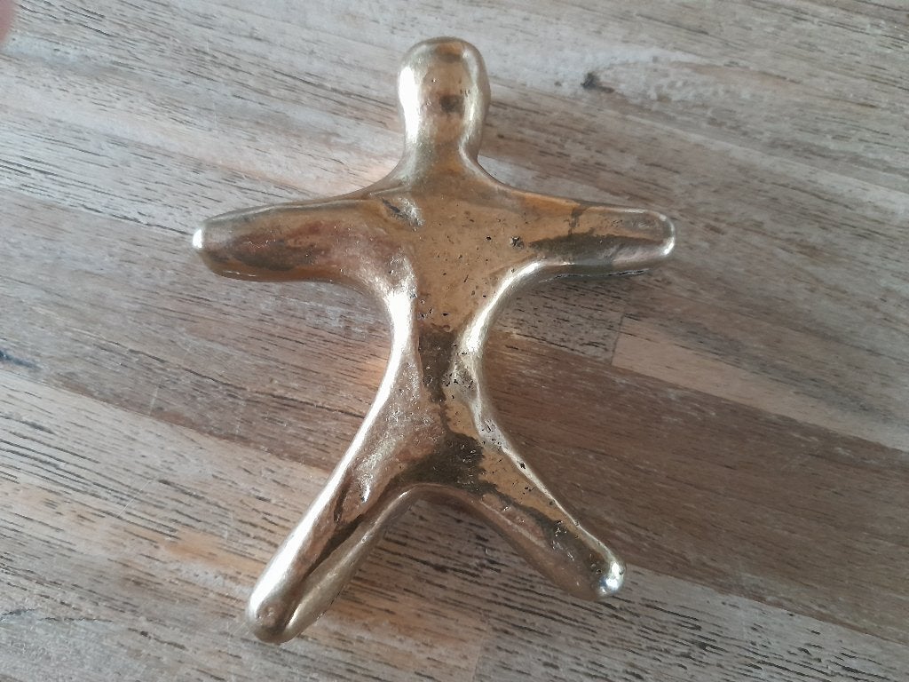 Vredeseilanden logo in metaal, Huis en Inrichting, Ophalen of Verzenden, Zo goed als nieuw, Metaal