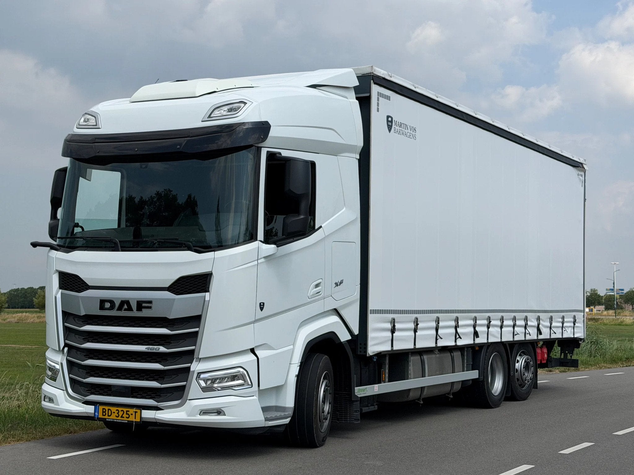 DAF XF 480 F53N3 (bj 2023), Auto's, Bestelwagens en Lichte vracht, Automaat, Gebruikt, Euro 6, 12902 cc