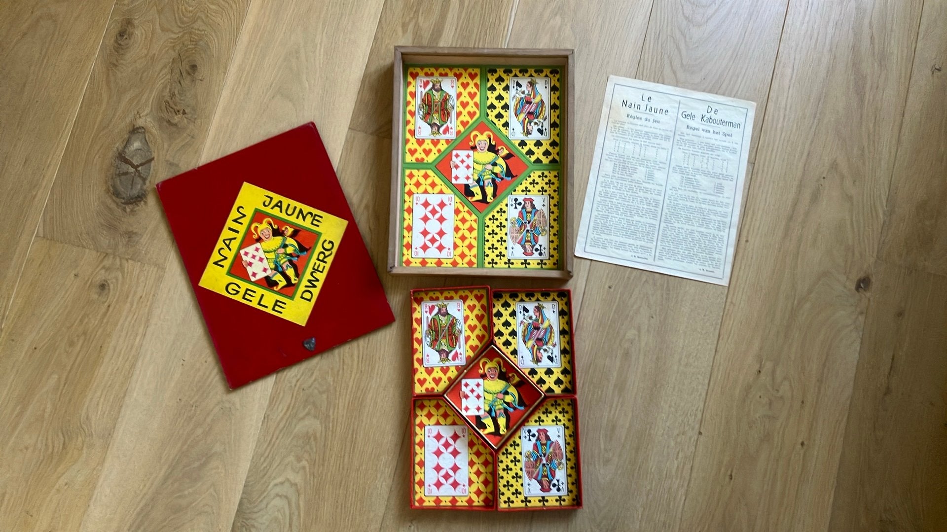 Vintage gezelschapsspel De gele kabouterman, Ophalen of Verzenden