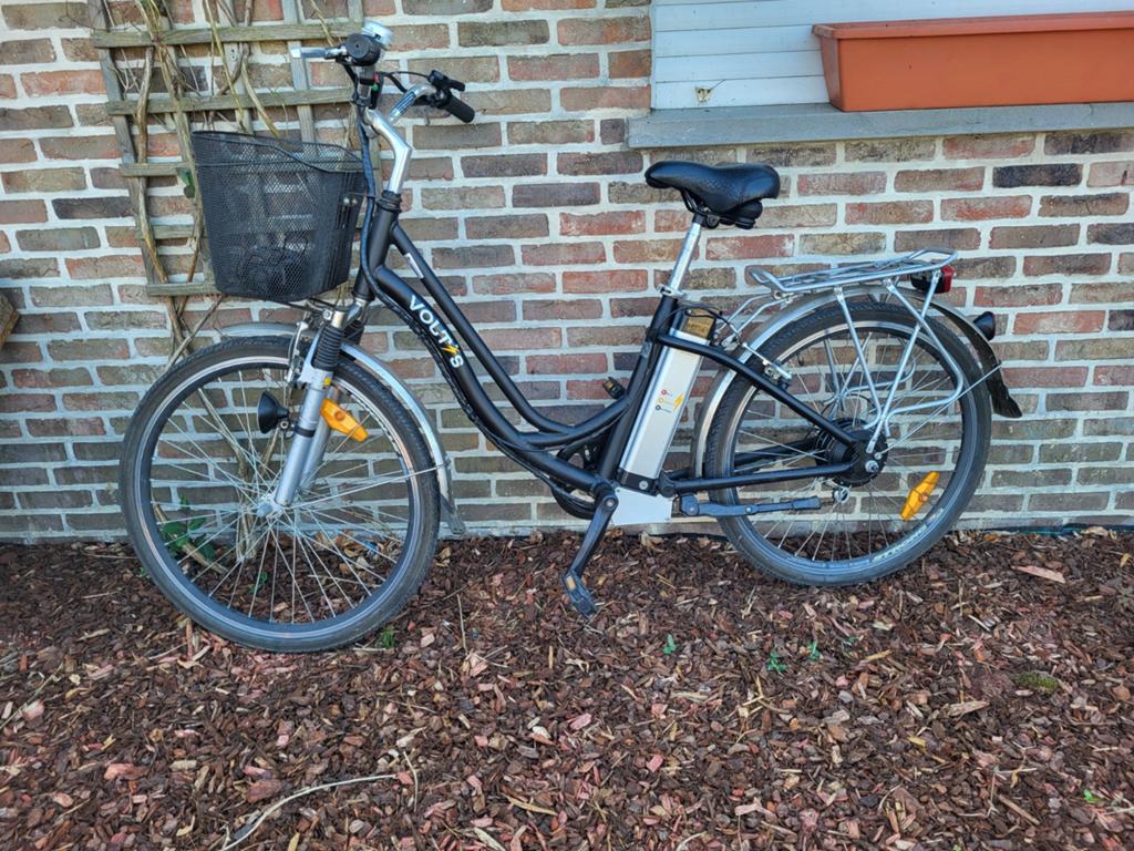 Electrische damesfiets, Ophalen