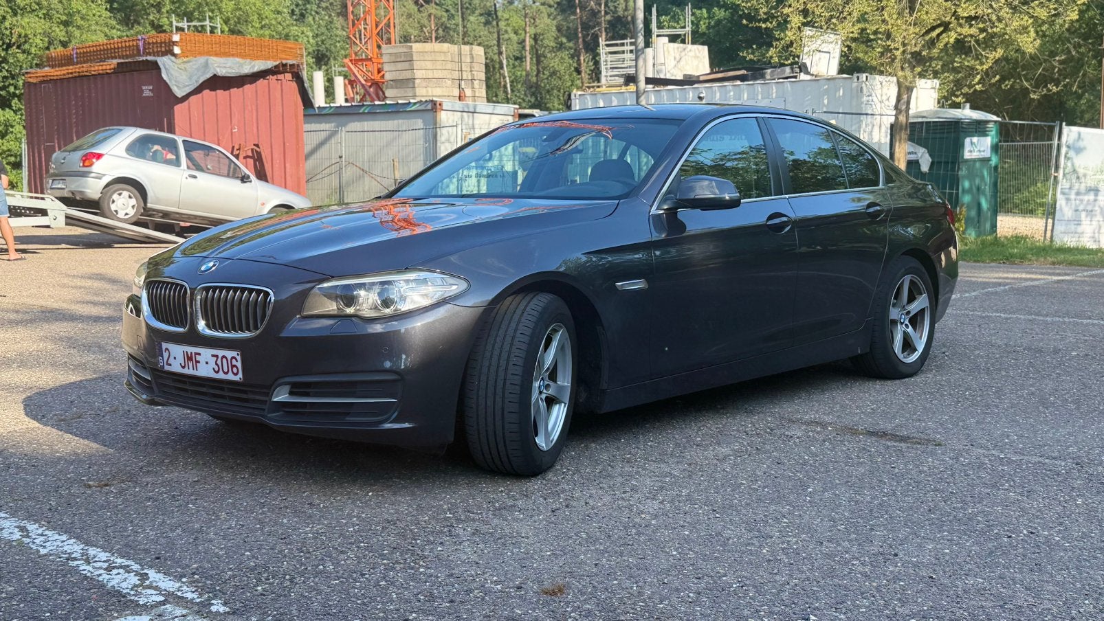 BMW 520D - DIESEL - 2014 - 156.000KM - AUTOMAAT, Automaat, 1995 cc, 4 cilinders, Bruin