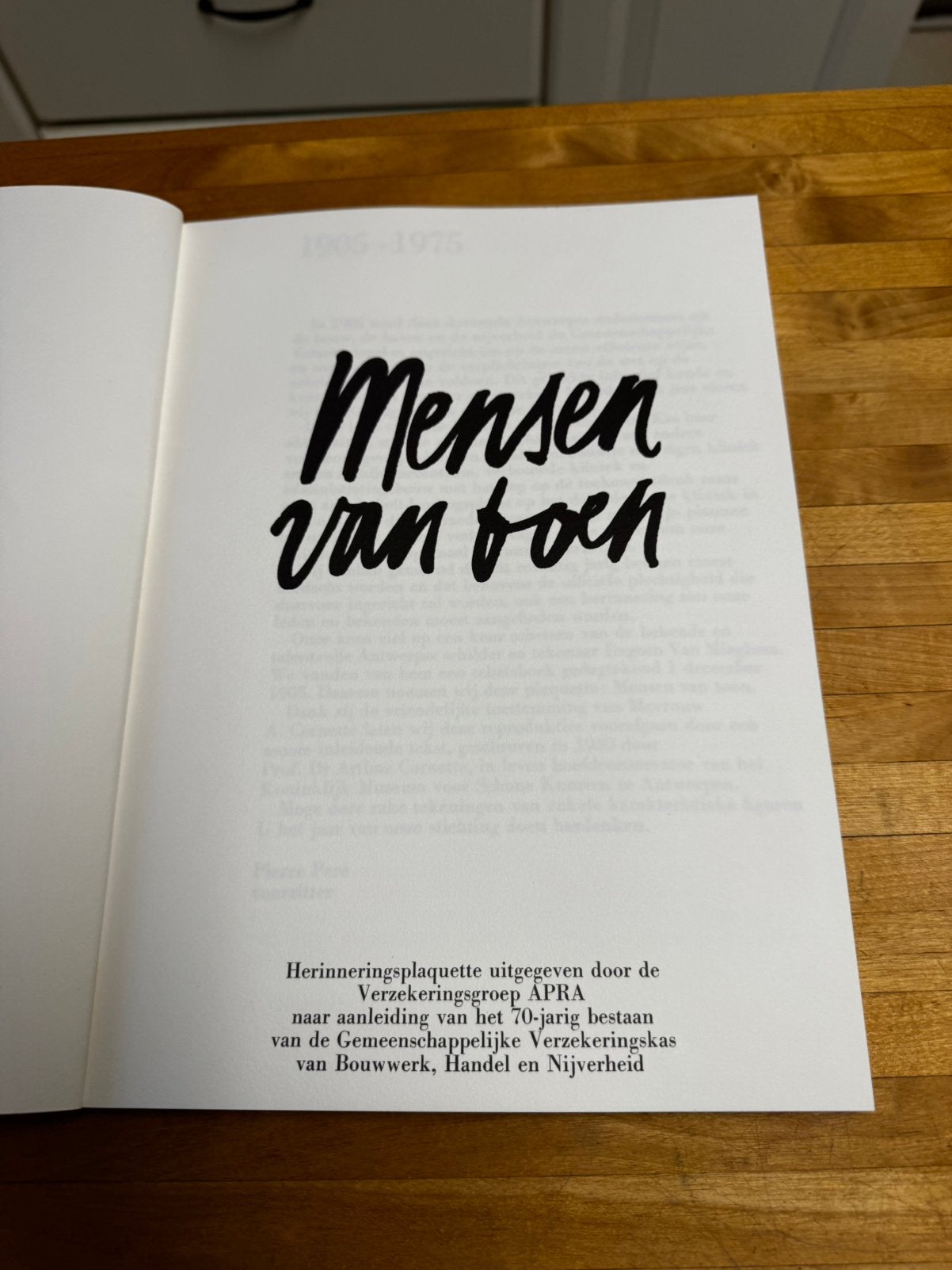 Mensen van toen.    Eugeen van Mieghem, Livres, Enlèvement ou Envoi, Comme neuf