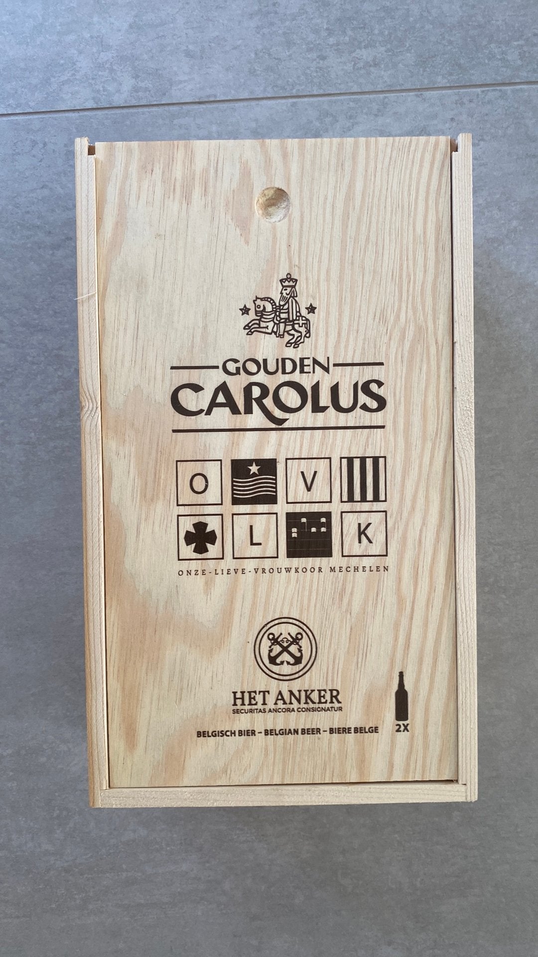 Leeg houten kistje, Ophalen of Verzenden, Zo goed als nieuw