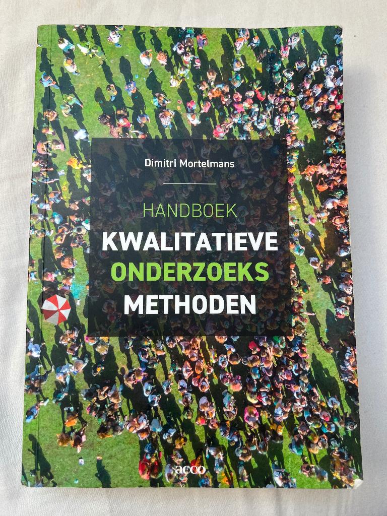 Kwalitatieve onderzoeksmethoden, Boeken, Ophalen of Verzenden, Zo goed als nieuw, Hoger Onderwijs, Acco