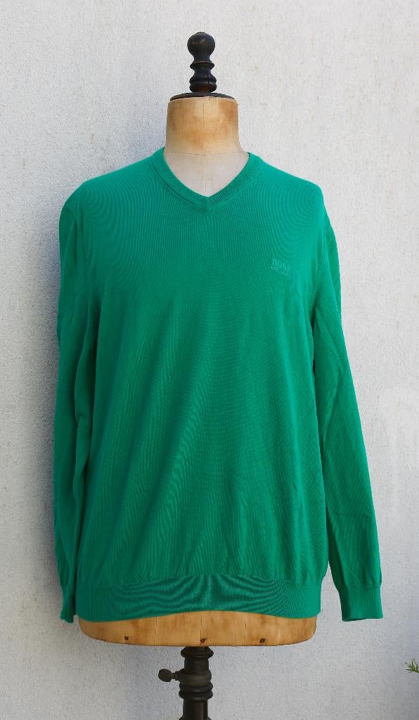 Leuke groene trui van Boss maat L, Boss, Maat 48/50 (M), Ophalen of Verzenden, Zo goed als nieuw