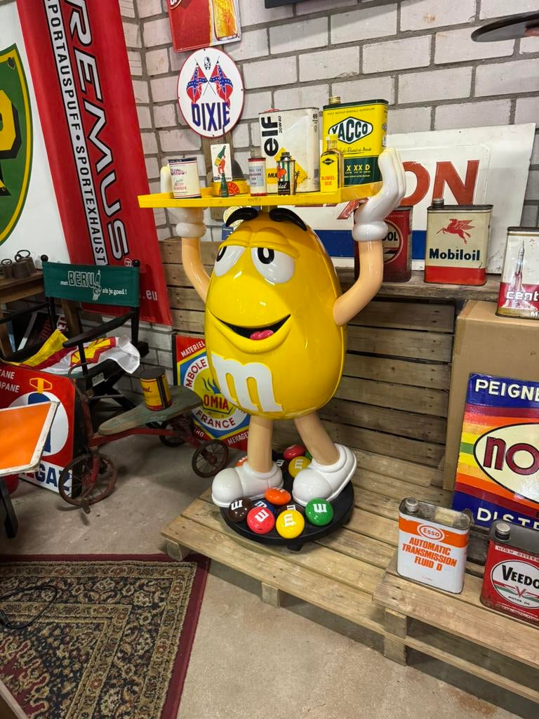 M&M reclame winkel display, Ophalen, Gebruikt, Reclamebord