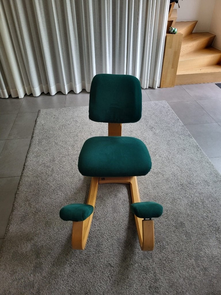 Stokke kniestoel, groen, Ophalen, Gebruikt, Bureaustoel, Groen