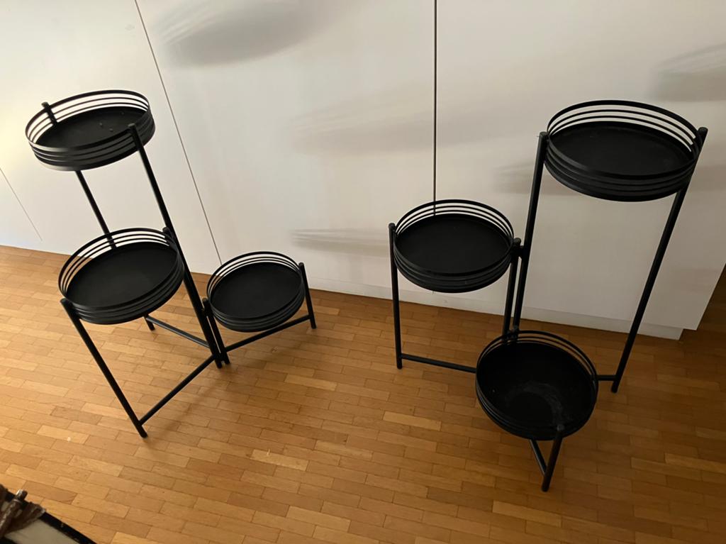 Plantenrekjes/ bijzettafeltjes, Huis en Inrichting, Woonaccessoires | Zuilen en Pilaren, Ophalen, Gebruikt