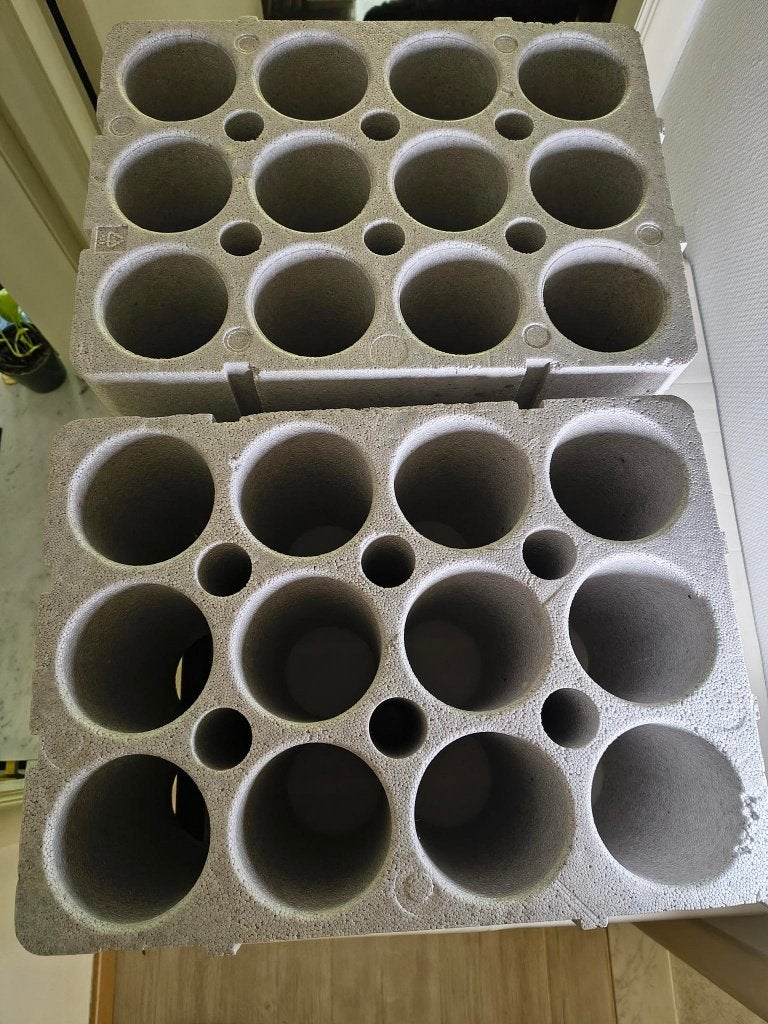 Flessenrek isimo bewaarrek, Comme neuf, Enlèvement, 5 à 15 bouteilles, Autres matériaux