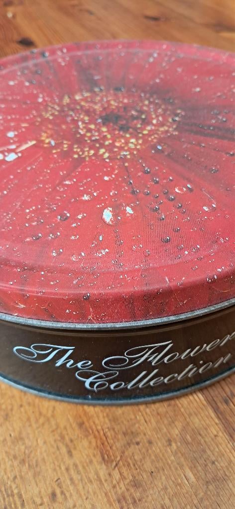 Blikken doos met bloem, Verzamelen, Ophalen, Zo goed als nieuw, Overige