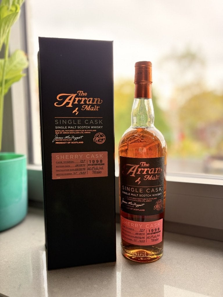 Arran 1998 Single Cask - 2014 Autumn Release 70cl 48,8%, Ophalen of Verzenden, Nieuw, Overige typen