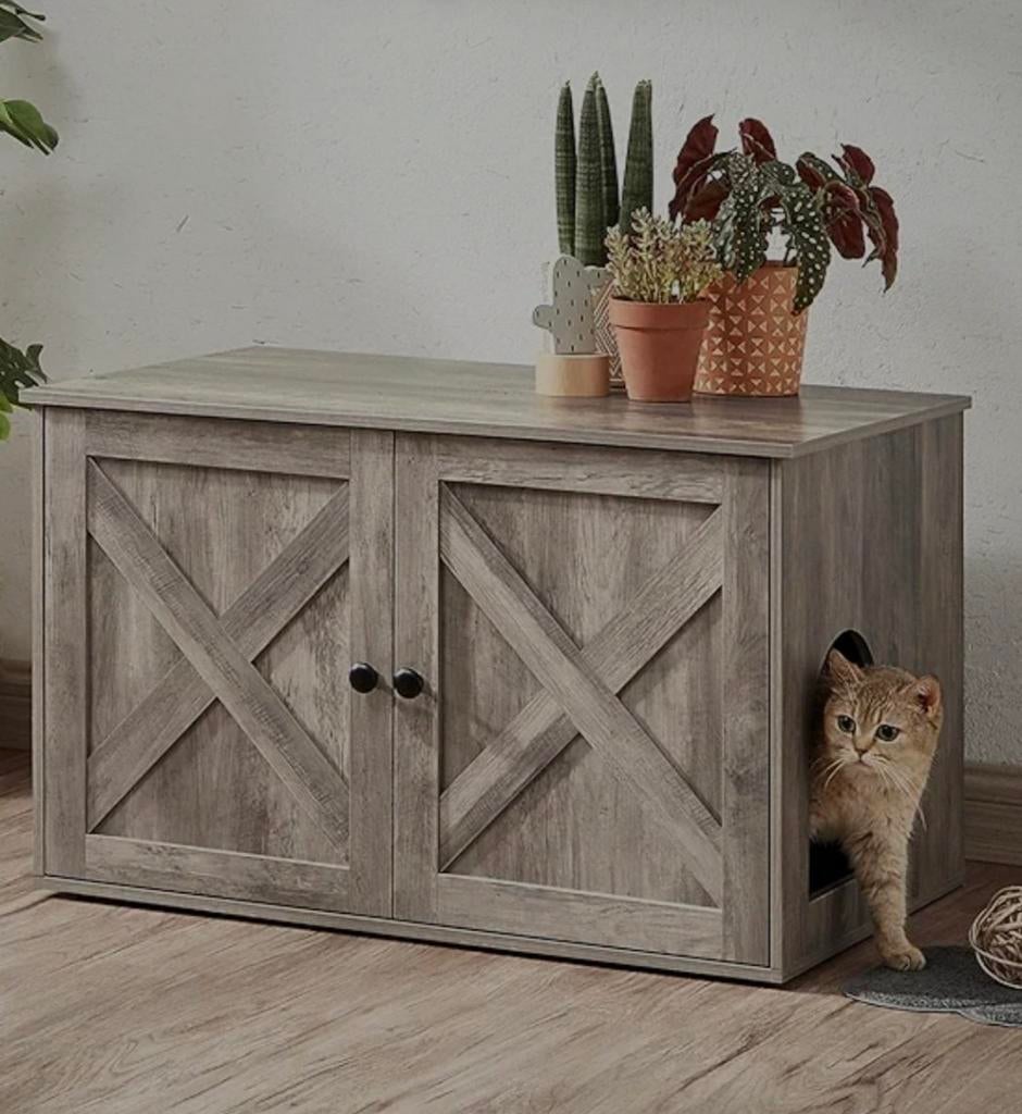 Kastje met kattenbak, Ophalen, Gebruikt, Open