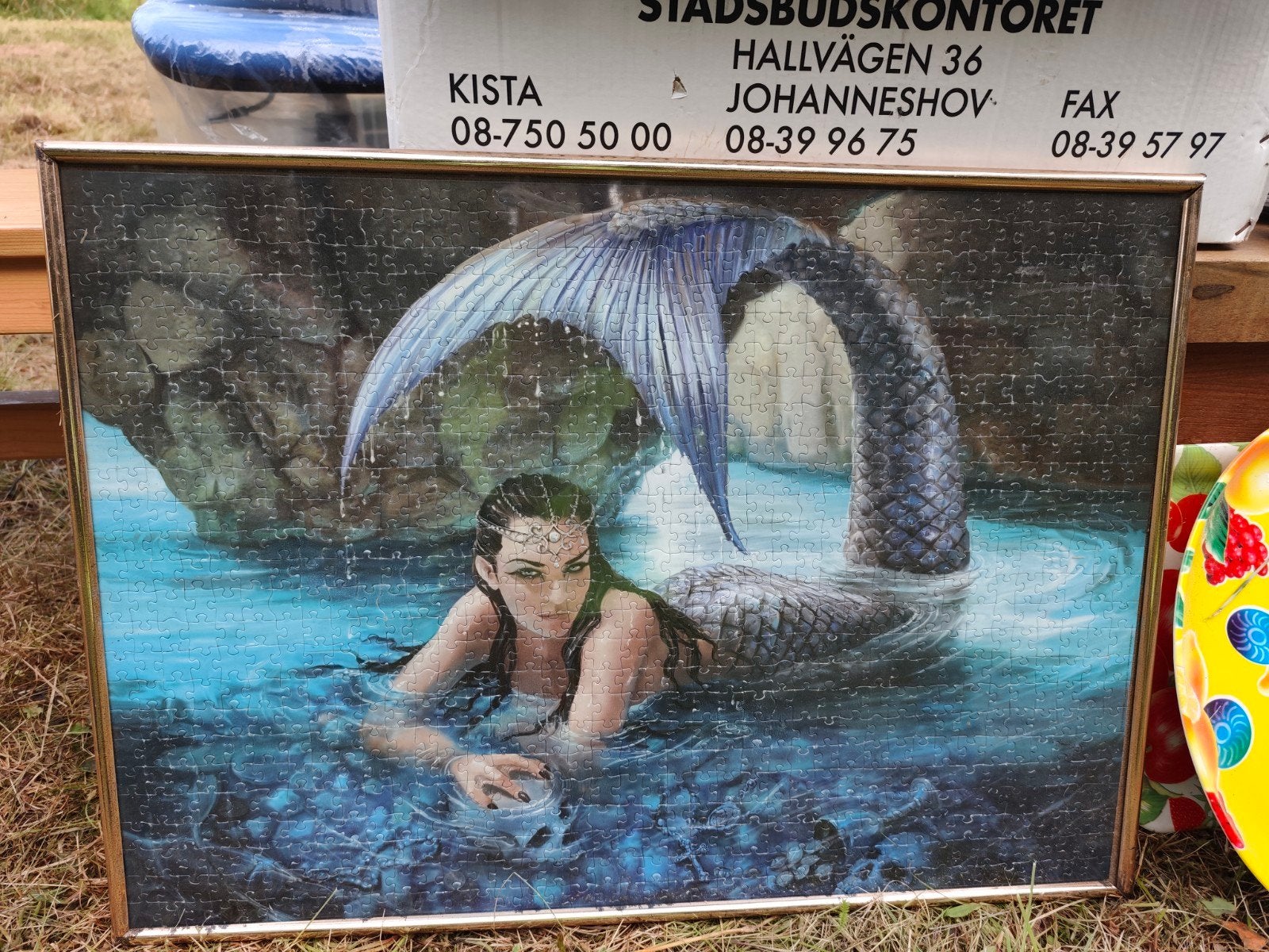 Puzzel ingekaderd, Huis en Inrichting, Ophalen