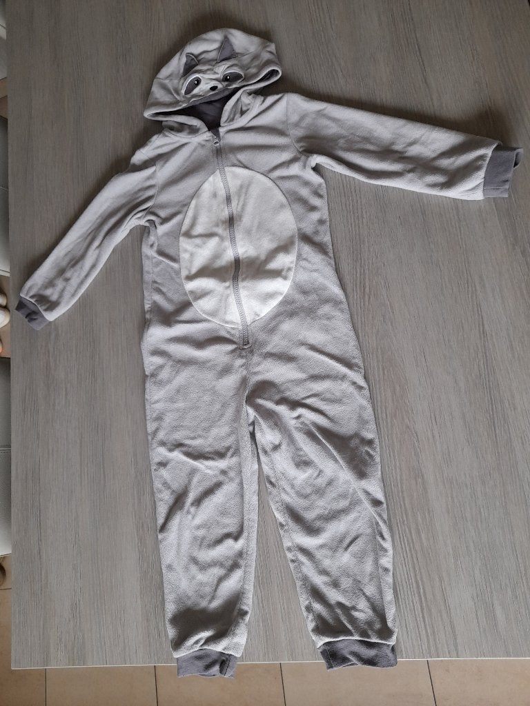 Licht grijze onesie Lupilu 110/116, Enfants & Bébés, Garçon ou Fille, Enlèvement ou Envoi, Comme neuf, Vêtements de nuit ou Sous-vêtements