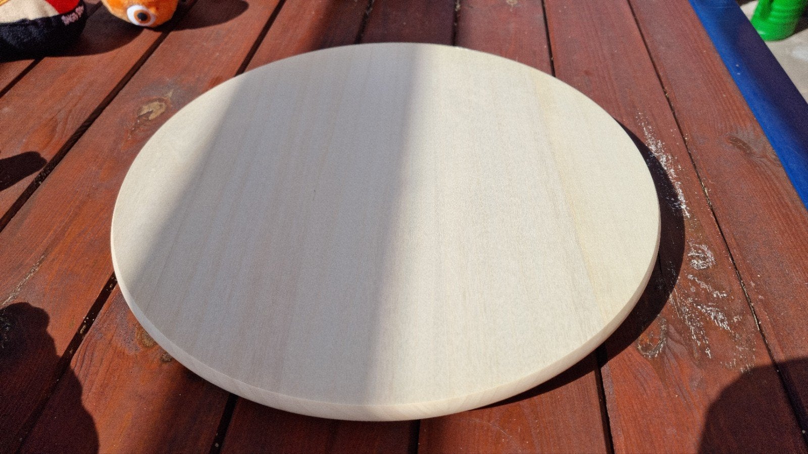 plateau tournant  en bois (snudda ikea), Enlèvement ou Envoi, Rond, Bois, Plateau