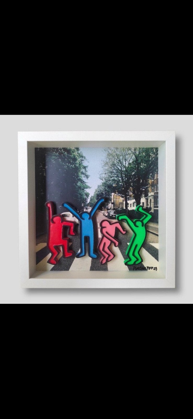 Beatles Haring PIMPAMPOM, Antiquités & Art, Art | Objets design, Signé, Enlèvement ou Envoi, Objet, 27 cm