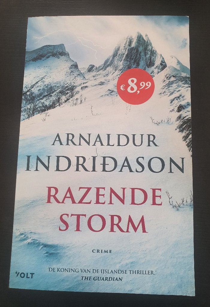 Razende storm: Thriller van Arnaldur Indridason, Boeken, Ophalen of Verzenden, Gelezen, Arnaldur Indridason