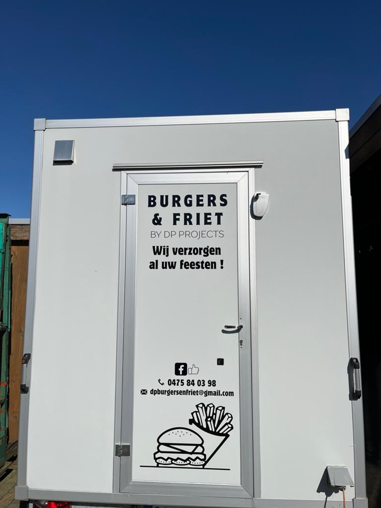 Mobiele friet  en hamburgers kraam, Ophalen, Diepvries