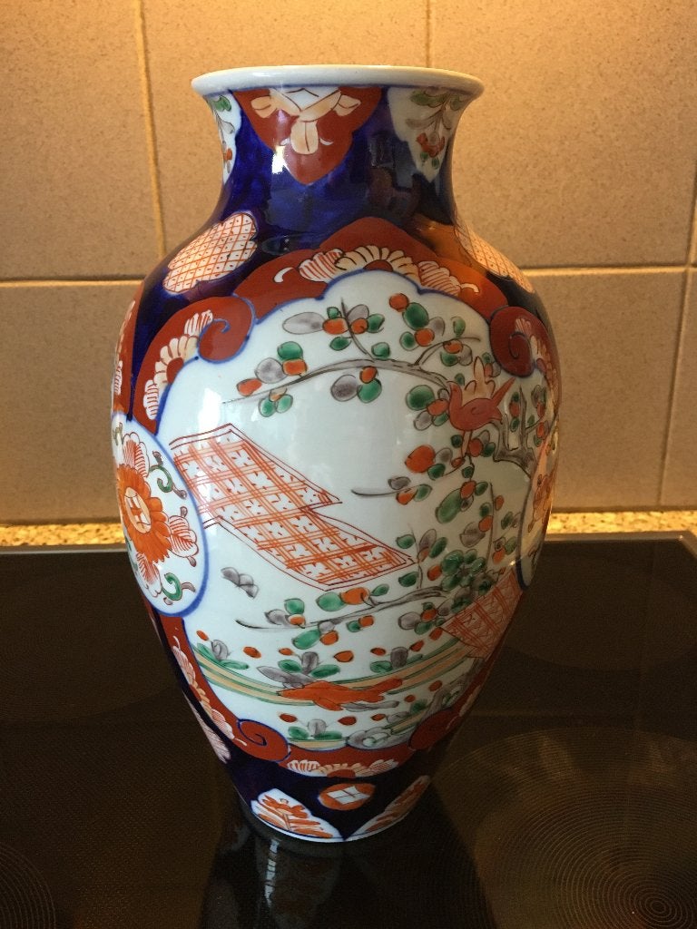 VASE IMARI MEIJI, Antiek en Kunst, Ophalen