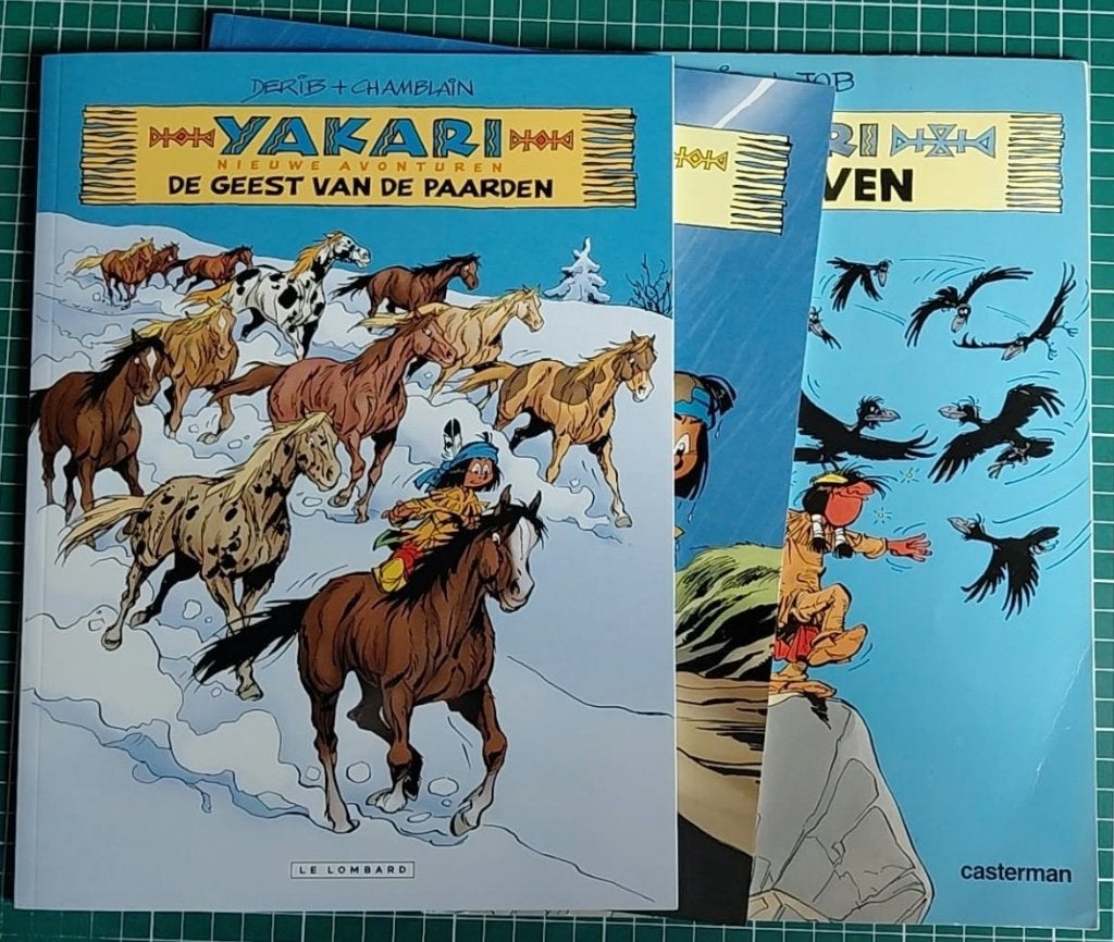 Yakari strips, Boeken, Meerdere stripboeken, Ophalen of Verzenden, Gelezen