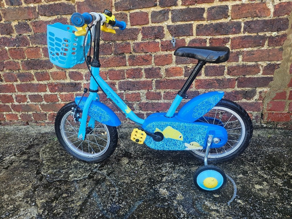Vélo B-twin 14 pouces, Fietsen en Brommers, Ophalen, Zijwieltjes, BTwin Décathlon, Minder dan 16 inch