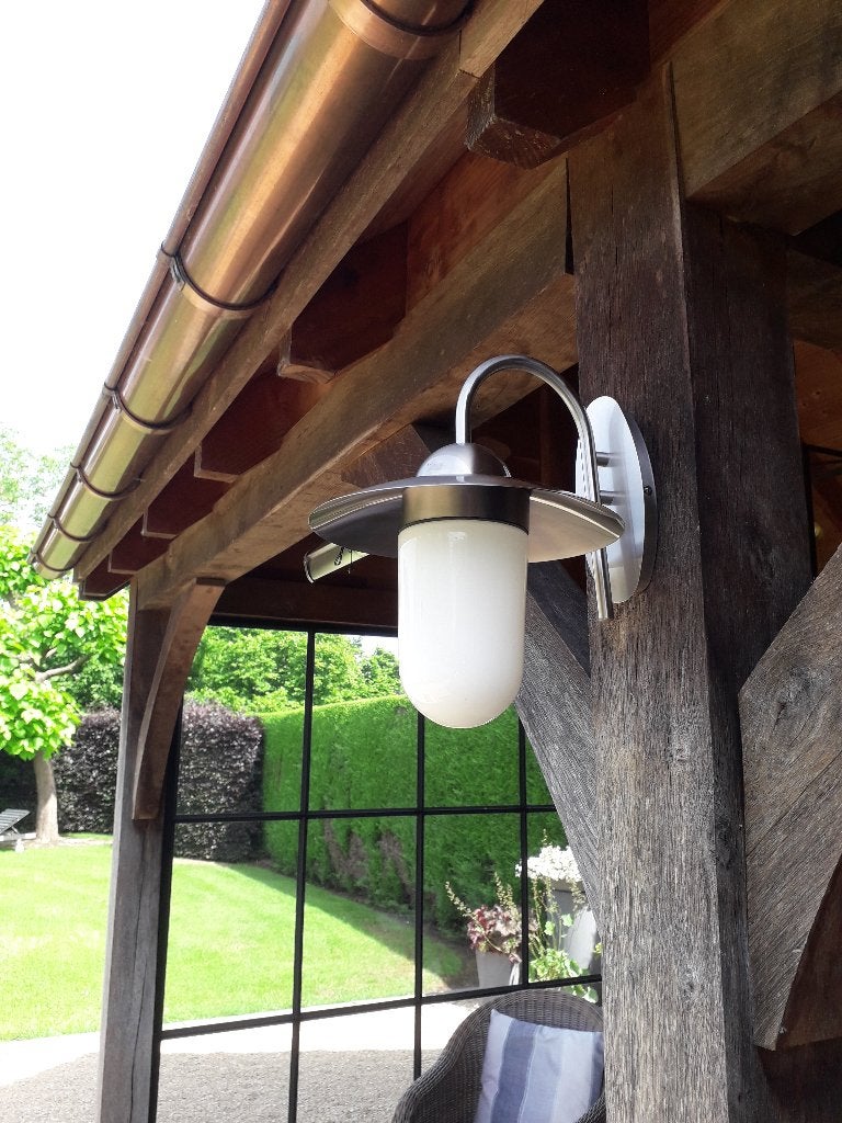 2 Belle lampe d'extérieur tendance en acier inoxydable, Aluminium, Appliques murales, Enlèvement, Alimentation secteur