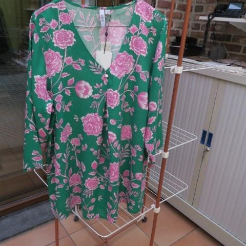 Blouse nieuw groen roze Ciso mt mt 42, Overige kleuren, Maat 42/44 (L), Nieuw, Ciso