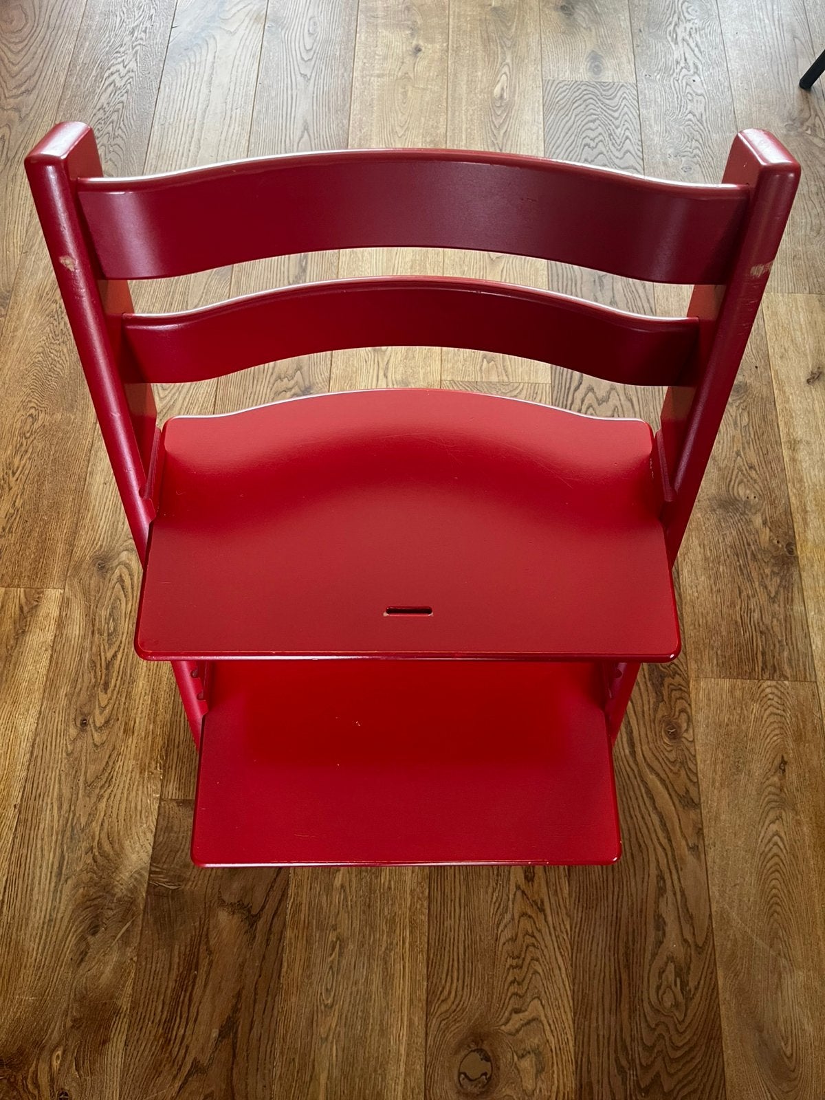 Stokke Trip Trap Rood, Kinderen en Baby's, Kinderstoelen, Ophalen, Zo goed als nieuw, Meegroeistoel