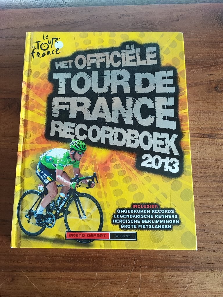 Het officiële tour de France recordboek 2013, Livres, Livres de sport, Enlèvement ou Envoi, Utilisé