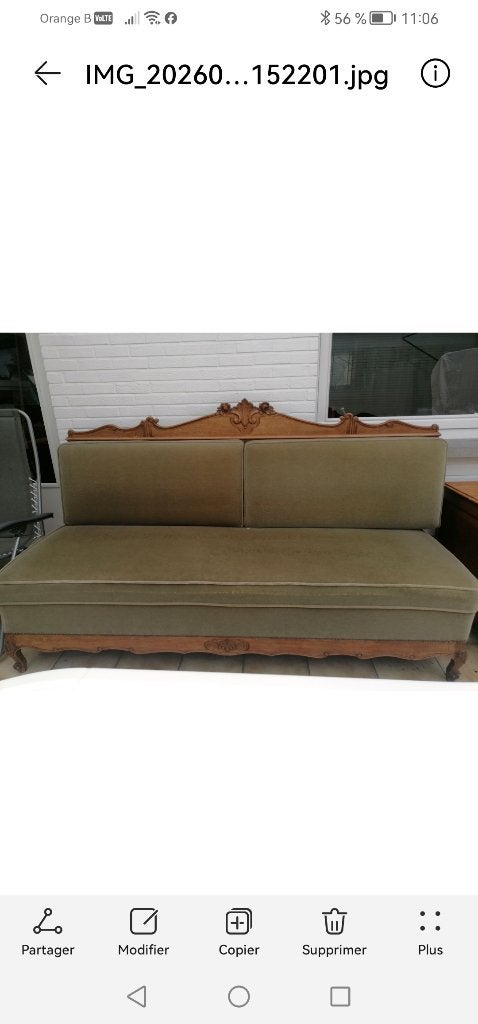 Grand divan sofa, Enlèvement, Utilisé, 75 à 100 cm, 200 à 250 cm