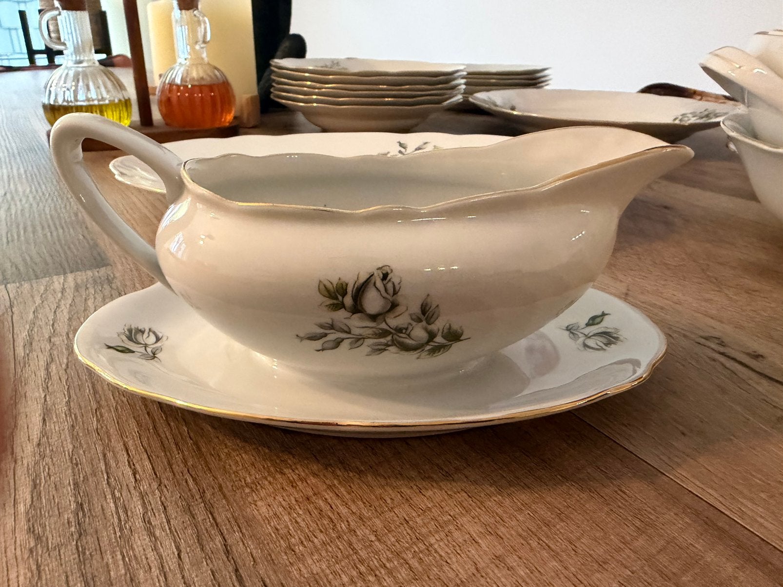 Service de table vintage Porcelaine 6 personnes, Enlèvement ou Envoi
