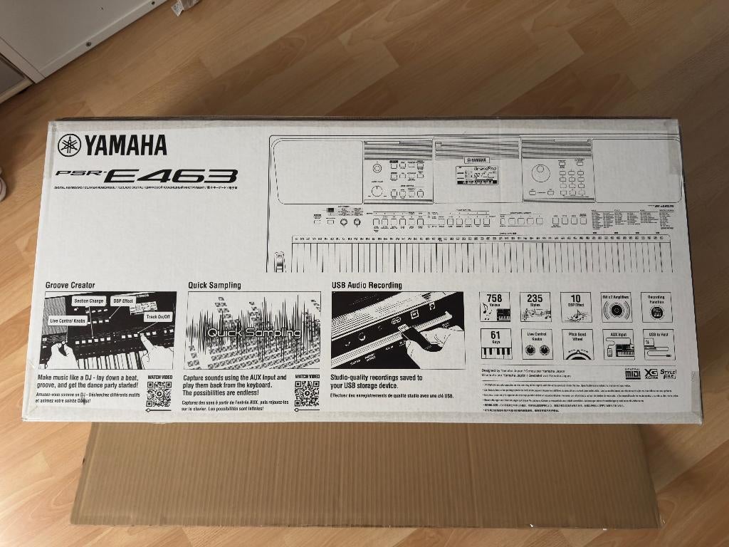 Keyboard Yamaha Nieuw in doos., Muziek en Instrumenten, Keyboards, Ophalen, Nieuw, Yamaha