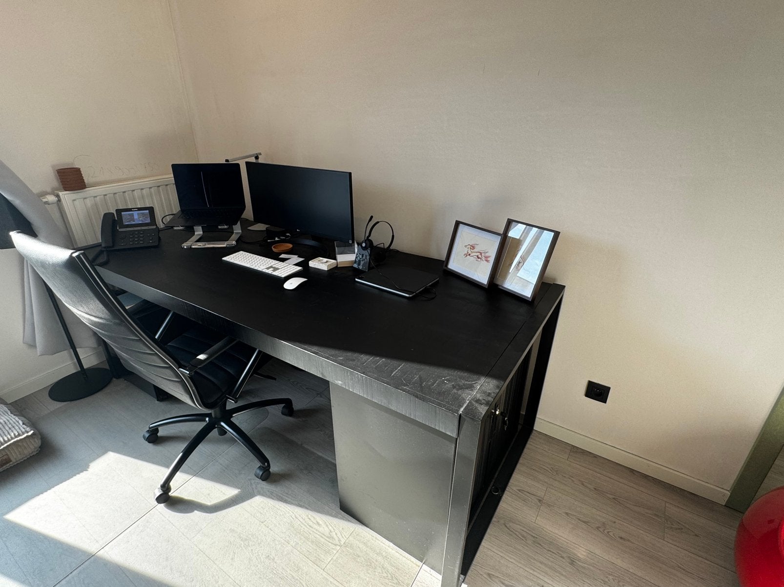 Industriële eettafel 220x90, Huis en Inrichting, Ophalen, 200 cm of meer, 50 tot 100 cm, Zo goed als nieuw