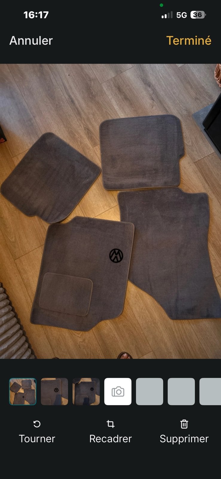 Tapis VW, Enlèvement, Comme neuf