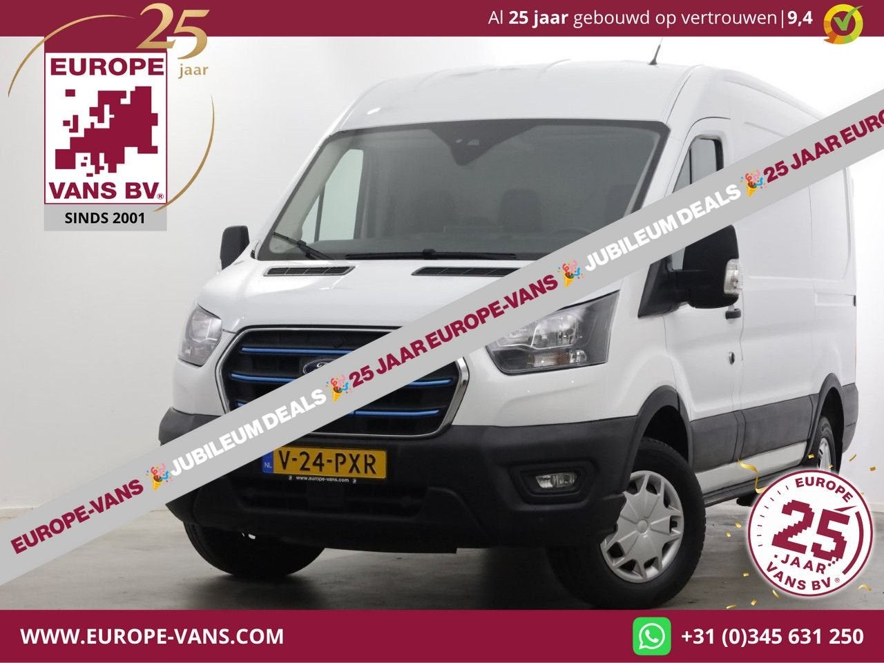 Ford E-Transit 350 L2H2 68 kWh Trend WLTP Range 317km 100% E, Autos, Camionnettes & Utilitaires, Achat, Entreprise, Carnet d'entretien