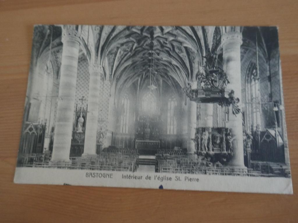 bastogne interior of the church st pierre, Collections, Cartes postales | Belgique, Envoi, Affranchie, Luxembourg