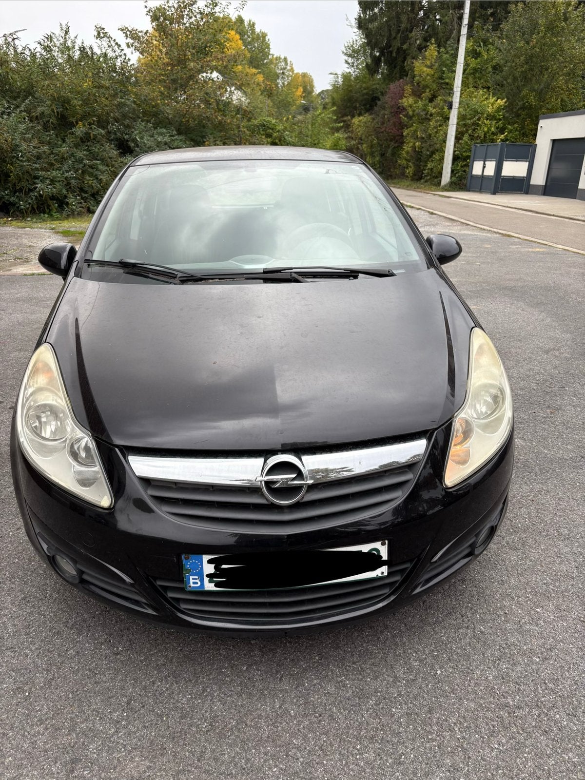 Opel corsa 1.3cdti diesel année 2009 avec 230.000km euro 4, Auto's, Stof, Zwart, Zwart, 5 deurs
