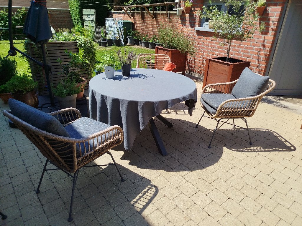 Table de jardin + 6 chaises, Jardin & Terrasse, Enlèvement, Bois