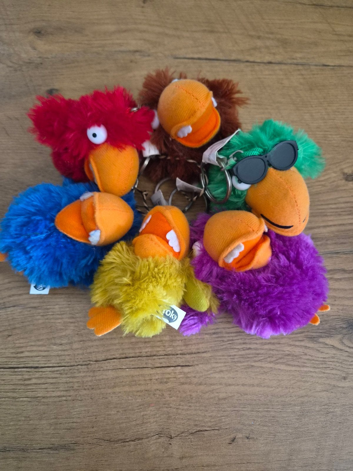 6 Croky vogels vintage, Enlèvement