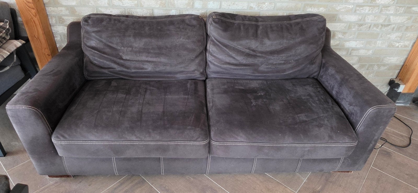 sofa, Maison & Meubles, Trois personnes, Banc droit, Comme neuf, Enlèvement